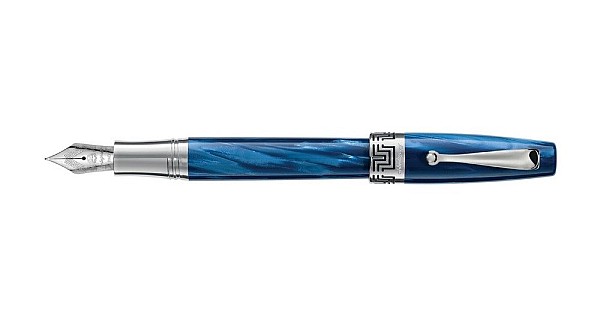 Montegrappa Extra 1930 Mediterranean Blue Fountain pen - Vulpen